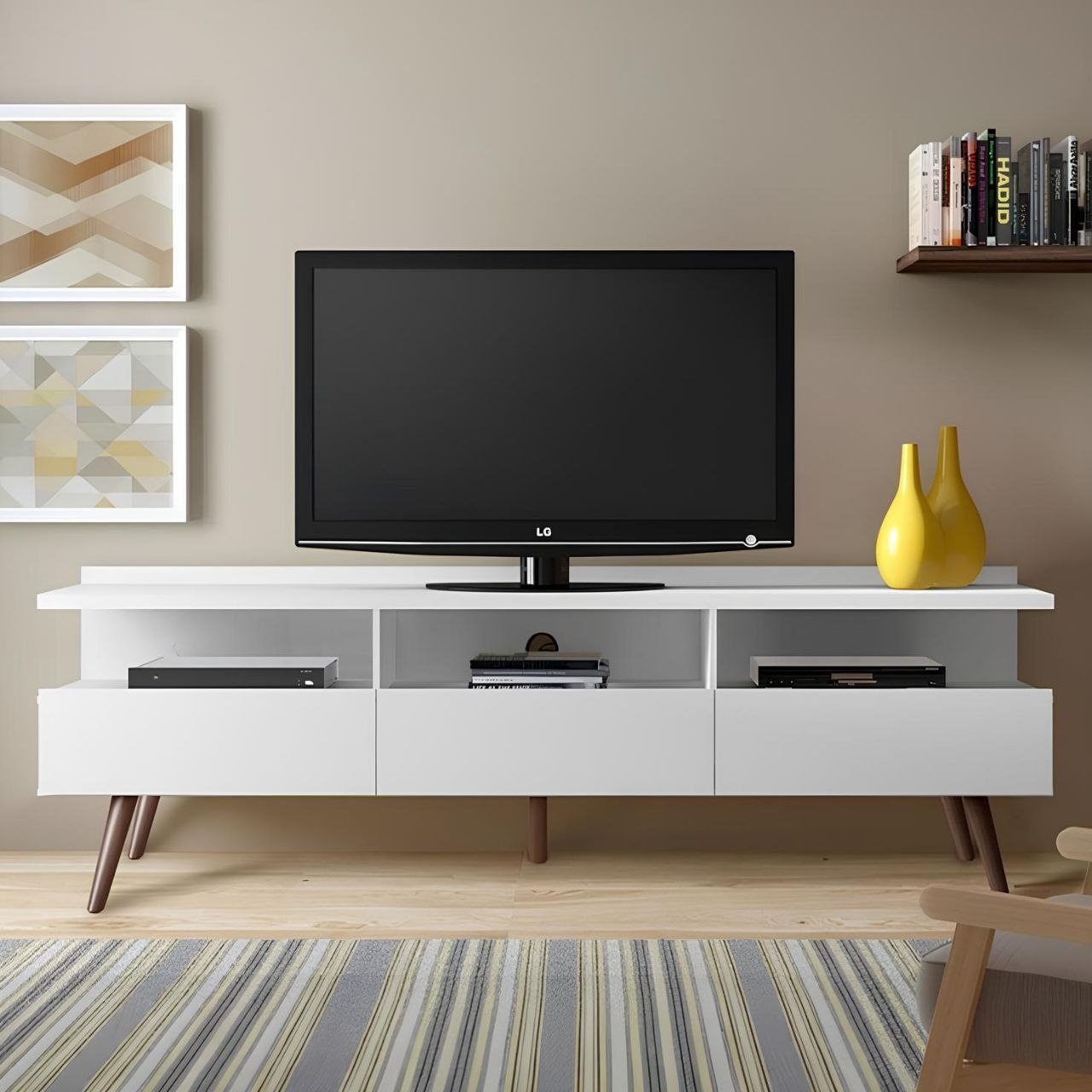 Tv Unit White - TVUO28