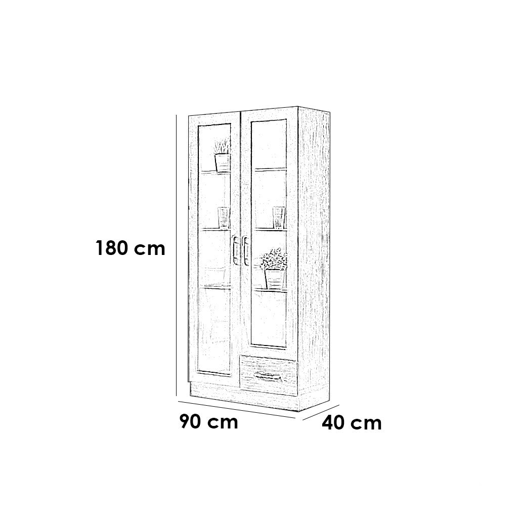 Display Unit Brown & Black - WDU44