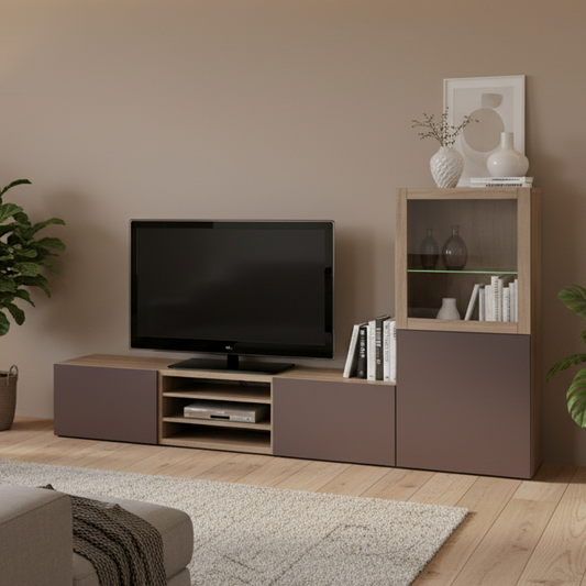 Tv Unit Wooden - 160 x 40 x 40 cm - TVUO16