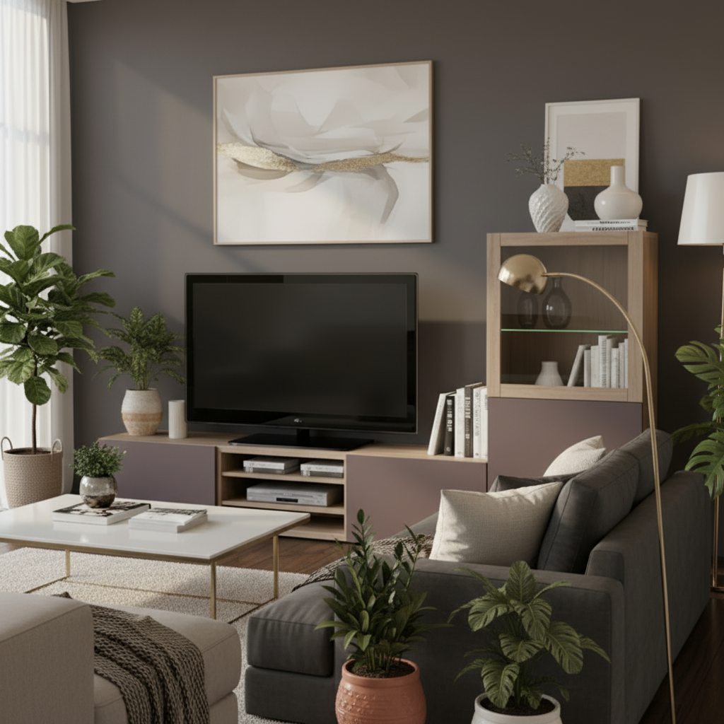 Tv Unit Wooden - 160 x 40 x 40 cm - TVUO16