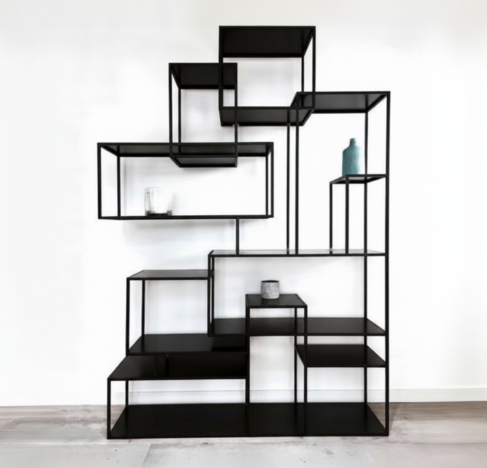 steel and MDF wood Display unit - SW26