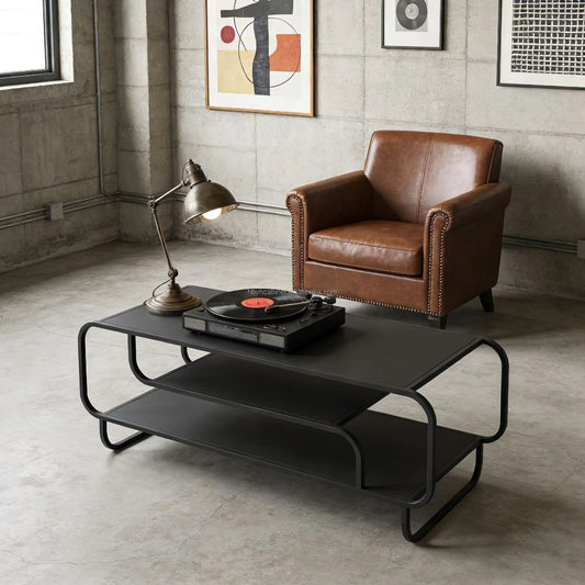 steel center coffee table 100x60x60 cm - AA106