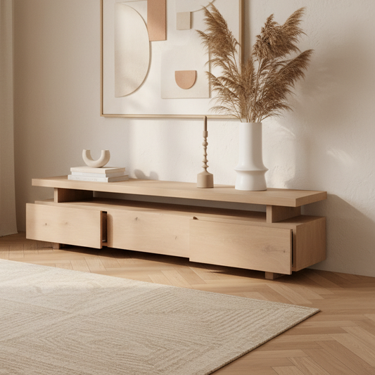 Tv Unit Wooden - 180 x 35 x 40 cm - TVUO10