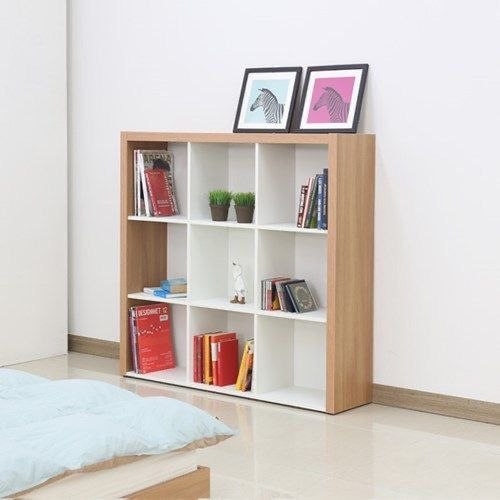 Display Unit White & Wooden - WDU15