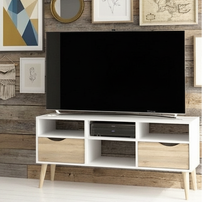 Living Room Set white and beige - TVCT11