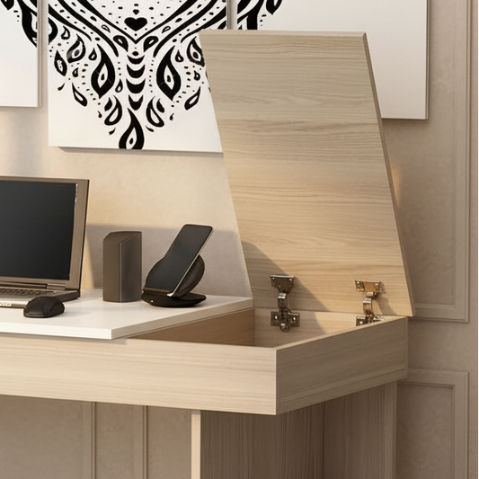 Desk Wooden & White - 120 x 50 x 75 cm - WDSK35