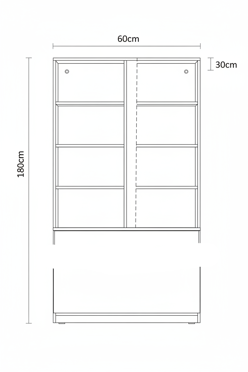Display Unit Wooden - WDU31