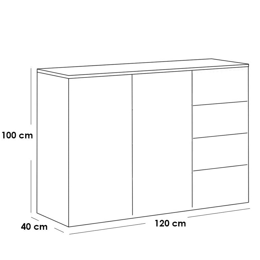 Shoe Closet MDF Wood - WSH64/65
