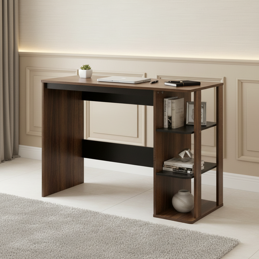 Desk Brown & Black - 100 x 50 x 80 cm - WDSK17