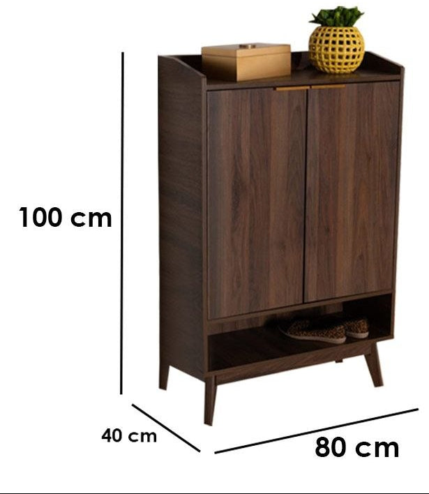 Shoe Closet Brown 80x40x100 - WSH39