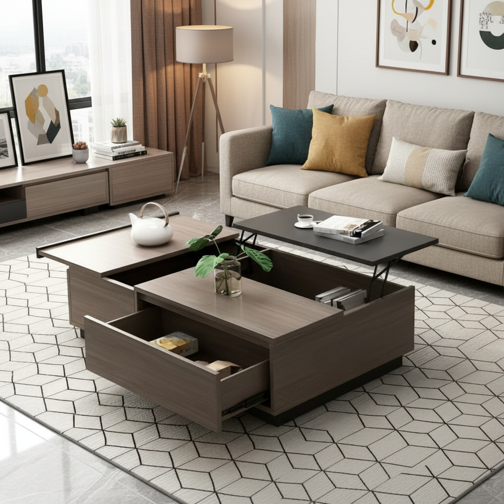 Living Room Set brown and black - TVCT10