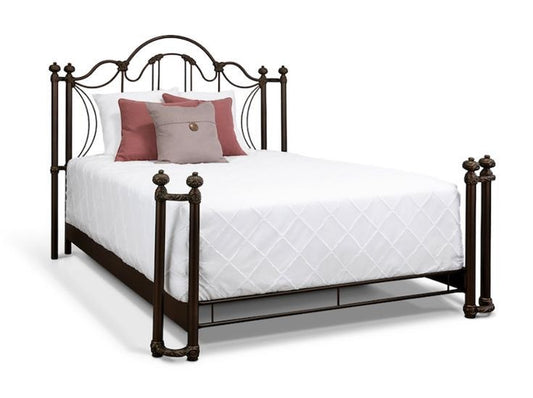 سرير حديد كوين إطار أسود 150x120x200 - BED13