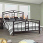 إطار سرير حديدي حجم كوين 150x110x200 - BED3