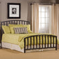 سرير ملكي حديدي بإطار أسود 120x110x200 - BED4