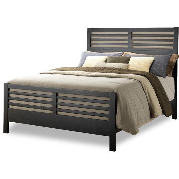 سرير حديدي مقاس 150x110x200 سم بإطار أسود - BED8