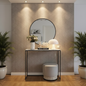 steel console with Mirror - CL14