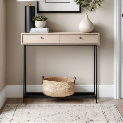 steel console with MDF shelf - CL19