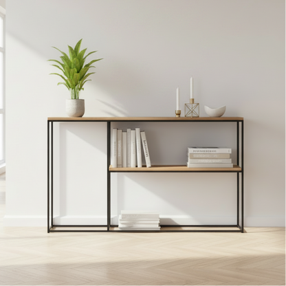 كونسول فولاذي مع رف MDF - CL20