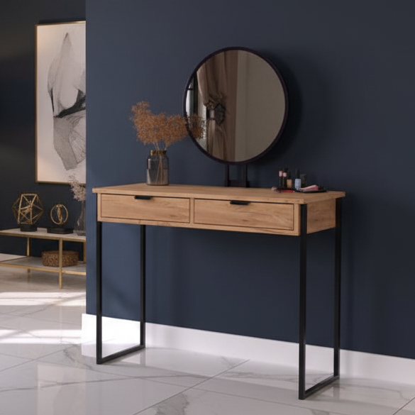 كونسول ستيل مع مرآة وخشب MDF - CL32