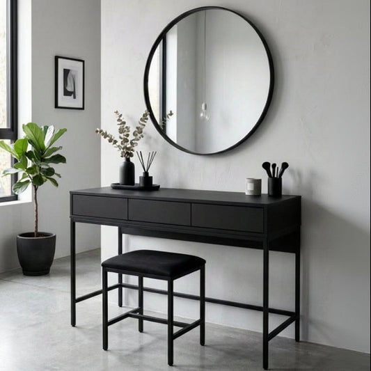 steel console with Mirror and chair 120x40x90 - CL37