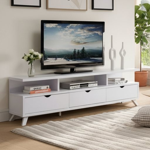 Tv Unit White - TVUO27