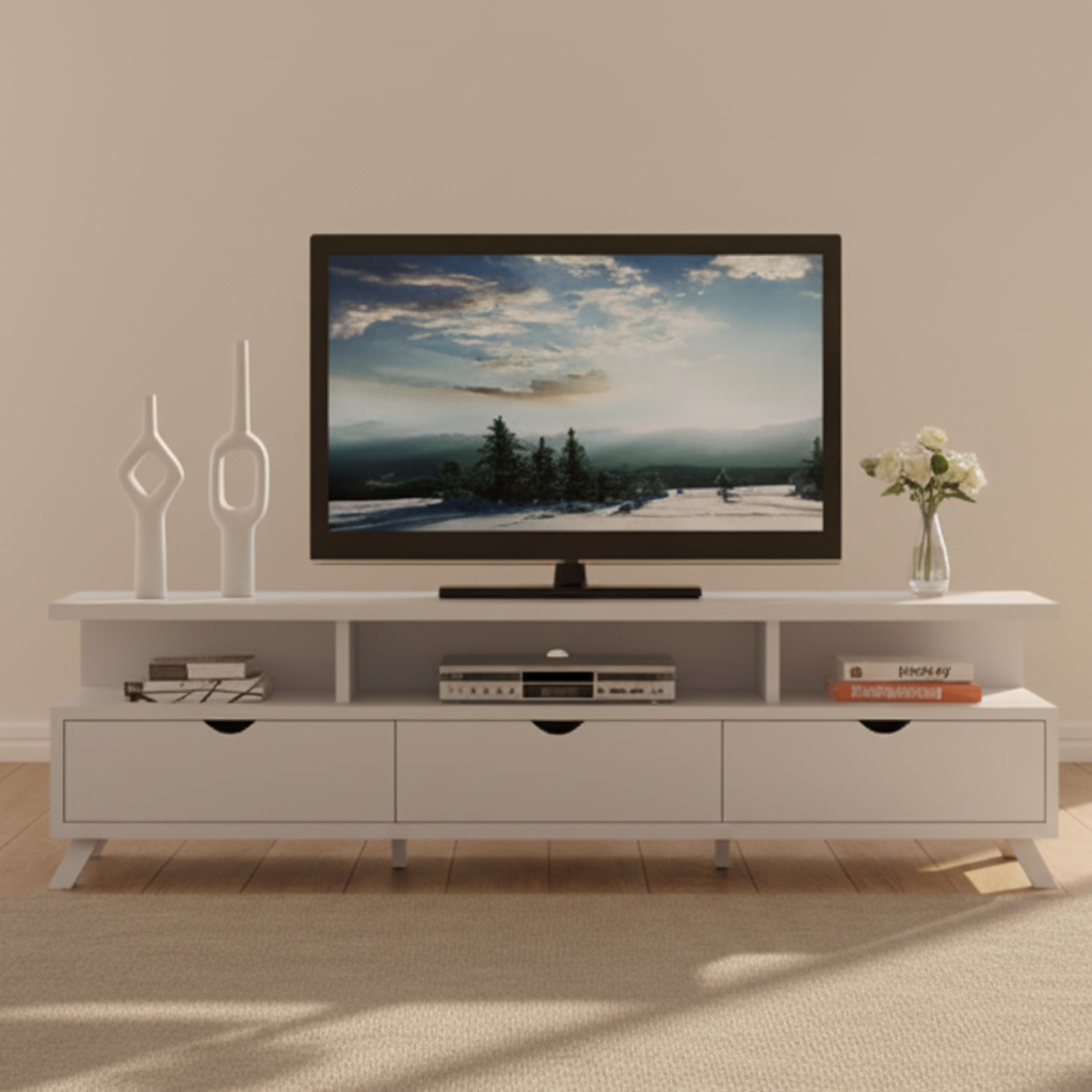 Tv Unit White - TVUO27