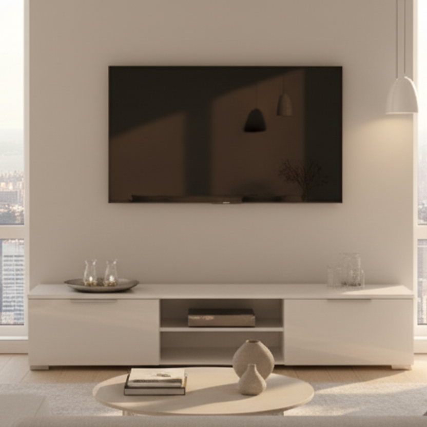 Tv Unit White - TVUO30