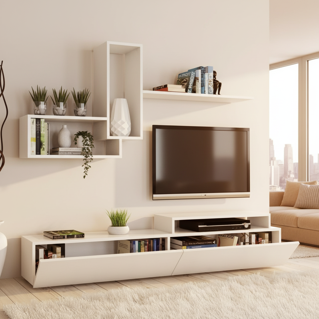 Tv Unit White - TVUO31
