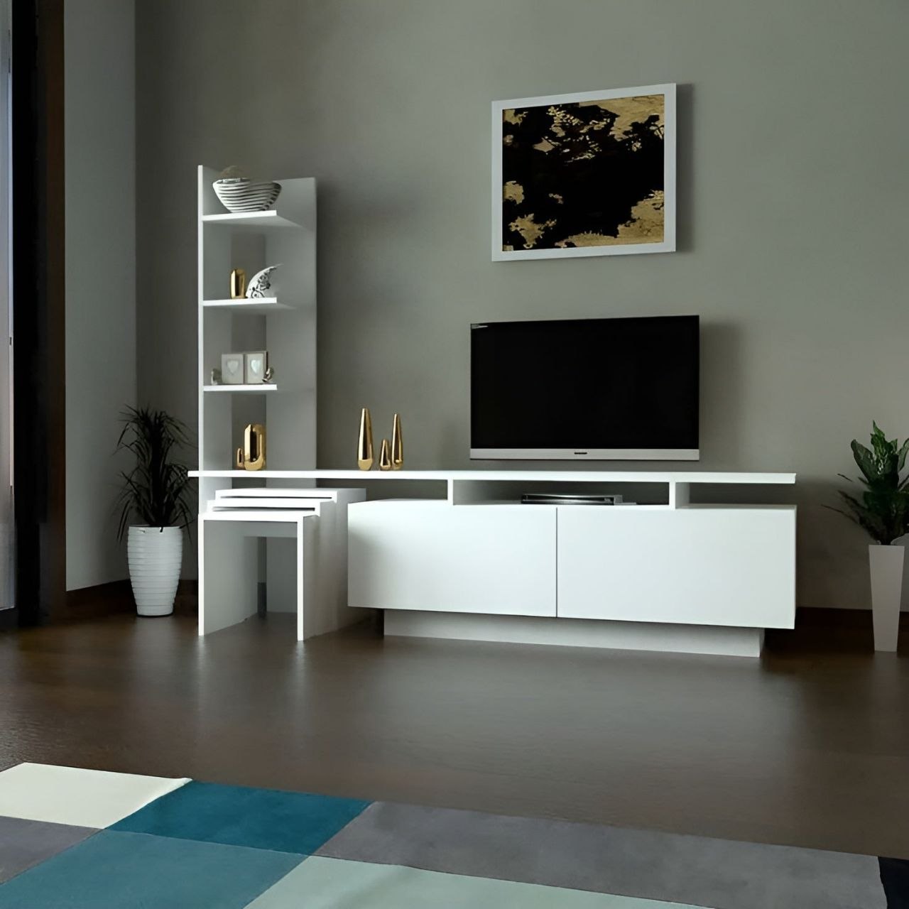 TV unit White - TVUO32