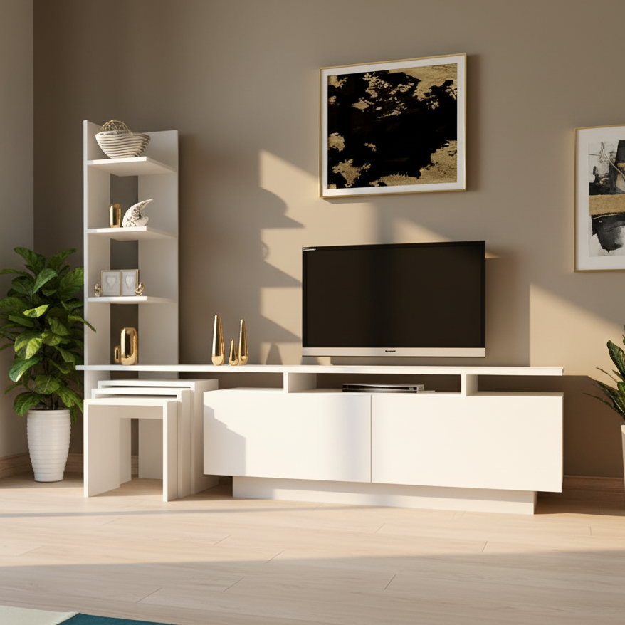 TV unit White - TVUO32