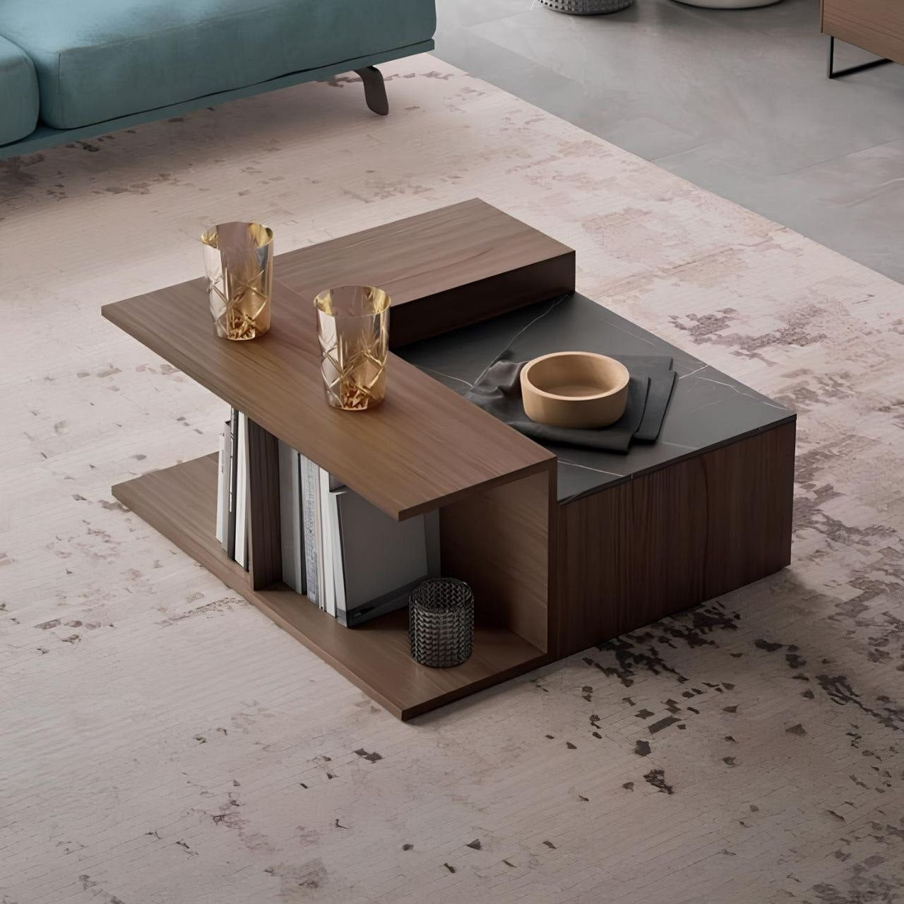 Table Unit Brown - 80 x 80 x 40 cm - WCT10