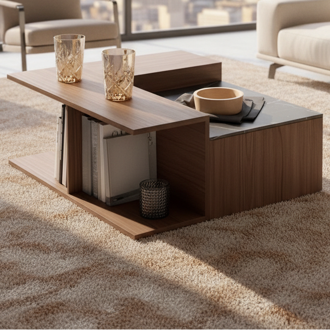 Table Unit Brown - 80 x 80 x 40 cm - WCT10