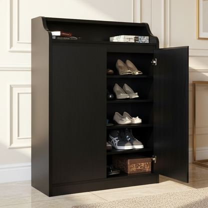 Shoe Closet Black - 80 x 40 x 110 cm - WSH20