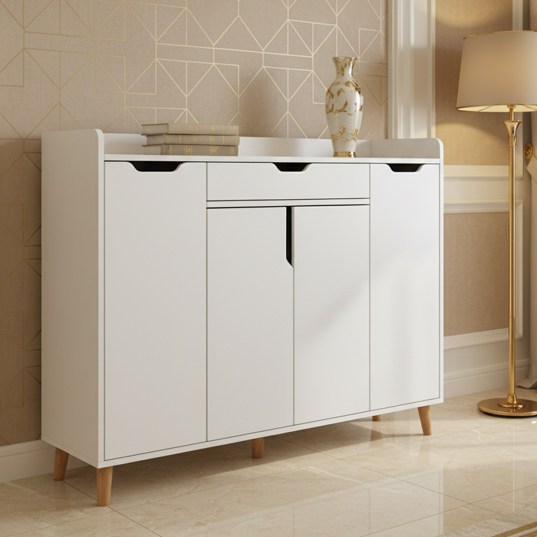 Shoe Closet White - 120 x 40 x 110 cm - WSH24