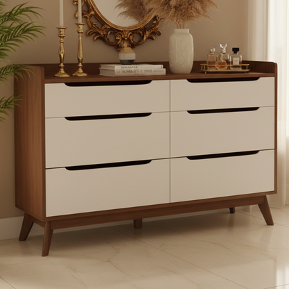 4 / of 4  Shoe Closet White & Wooden - 120 x 40 x 90 cm - WSH28