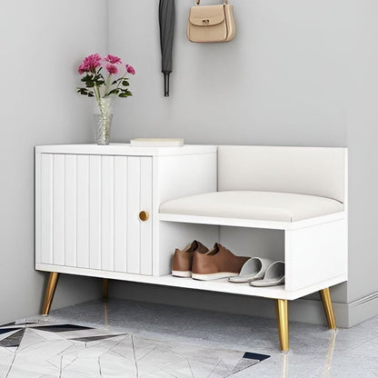 Shoe Closet Gold & White - 100 x 40 x 60 cm - WSH76