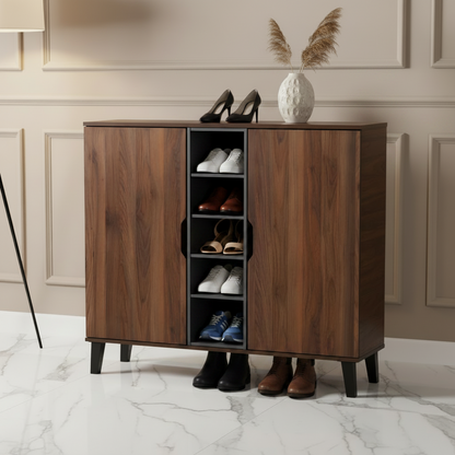 Shoe Closet Black & Brown - WSH84