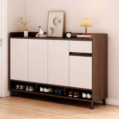 Shoe Closet White & Brown - WSH89