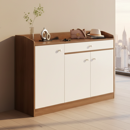 Shoe Closet White & Brown - WSH98
