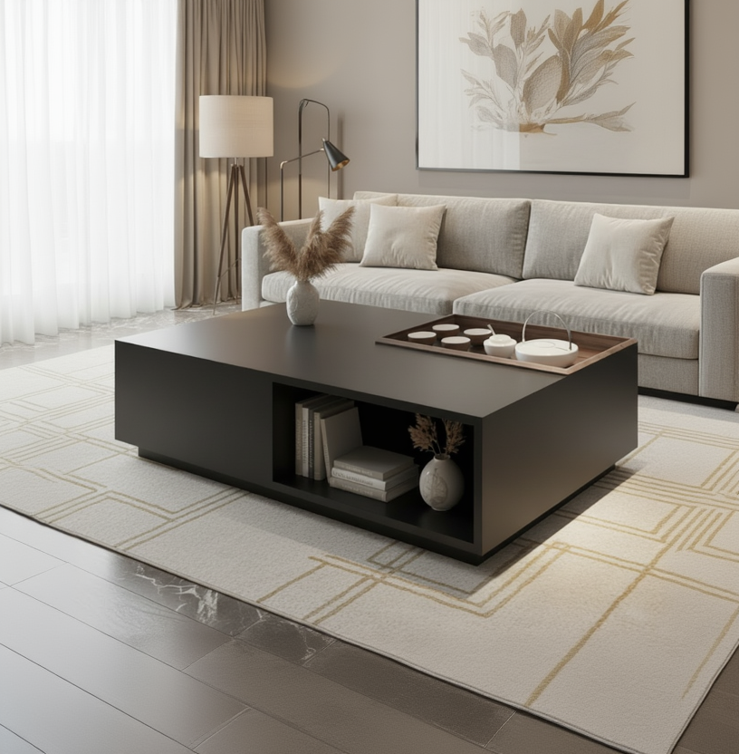 Living Room Set black and brown - TVCT8