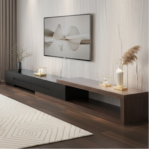 Living Room Set black and brown - TVCT8