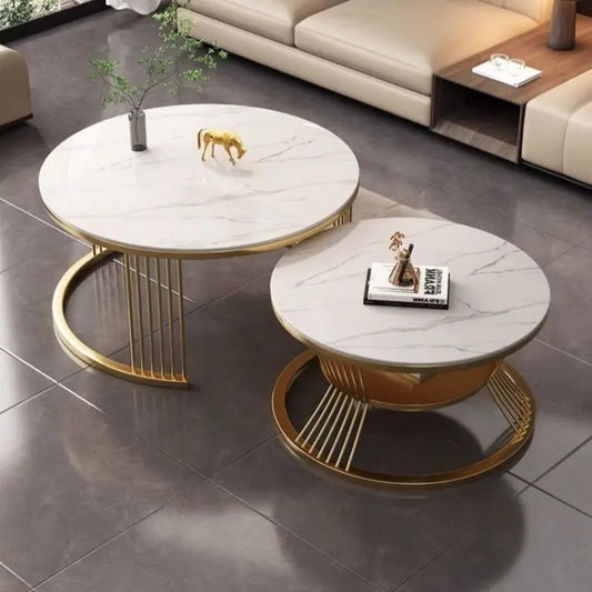 steel and MDF nesting coffee table - 2 piece - AA105