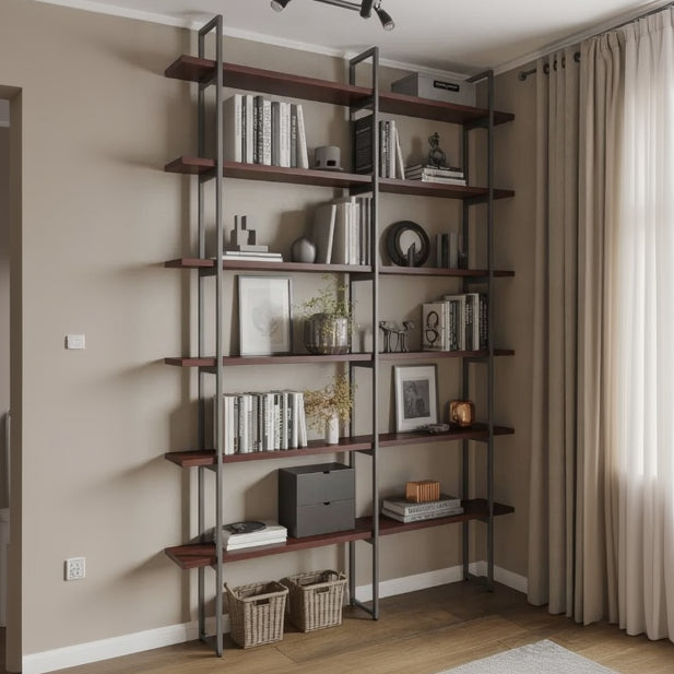 steel and counter wood Display wall unit gray - SW19