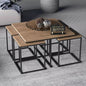 steel and MDF center nesting table 5 pieces - CC19