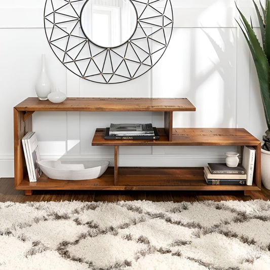 Tv Unit Wooden - 120 x 40 x 50 cm - TVUO8
