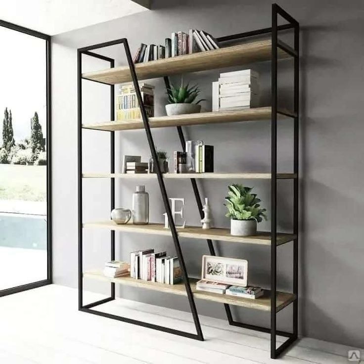 steel and counter wood Display unit - SW35