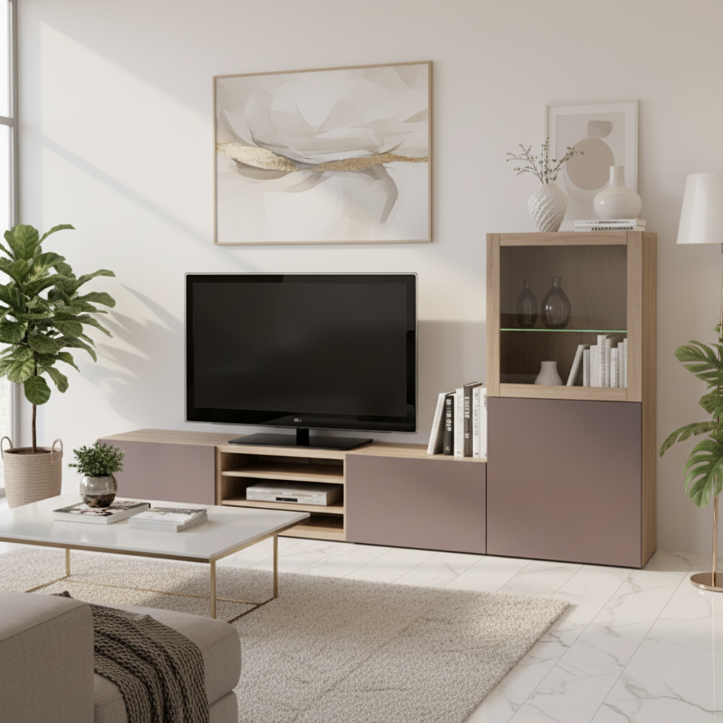 Tv Unit Wooden - 160 x 40 x 40 cm - TVUO16