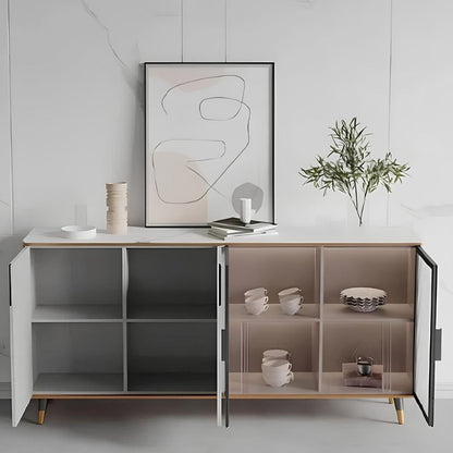 Buffet | White & Gold | 160 x 40 x 90 - BUF10