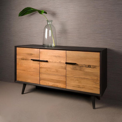 Buffet | Black & Wooden - BUF53
