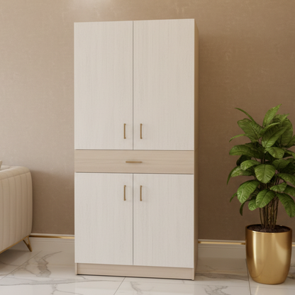 Desk Wooden & White - 80 x 50 x 75 cm - WDSK14